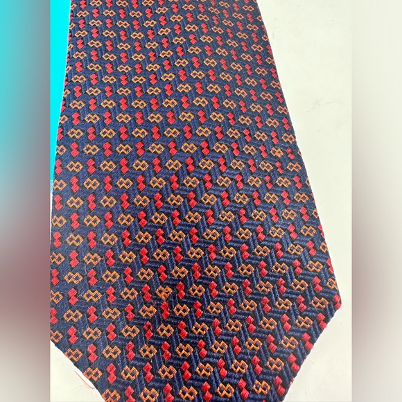 Brooks Brothers Silk Tie Bundle Allover Print Paisley Geometric Yellow Blue Red - Picture 3 of 7